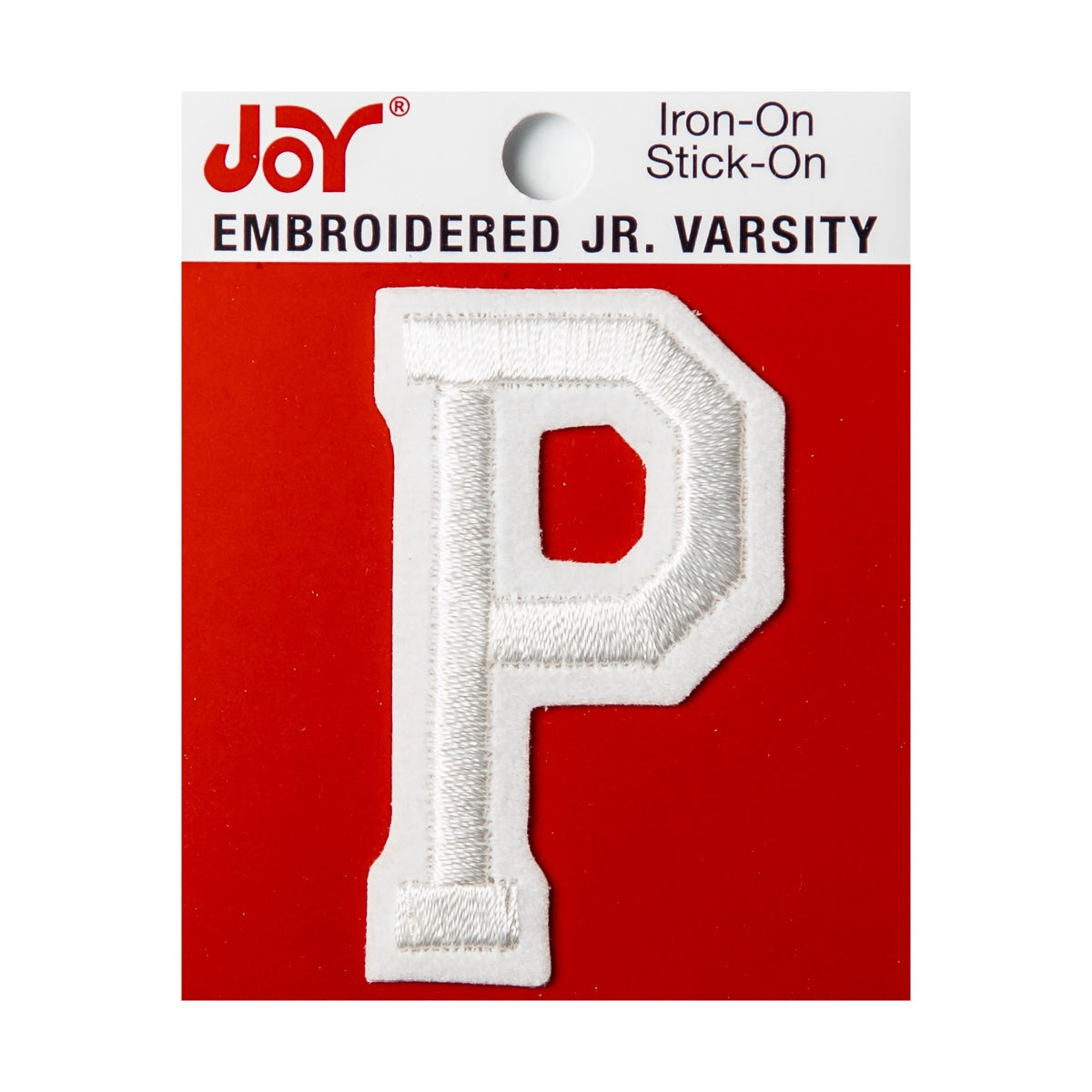 Joy Embroidered Iron-On 2 Inch Varsity Letters and Numbers