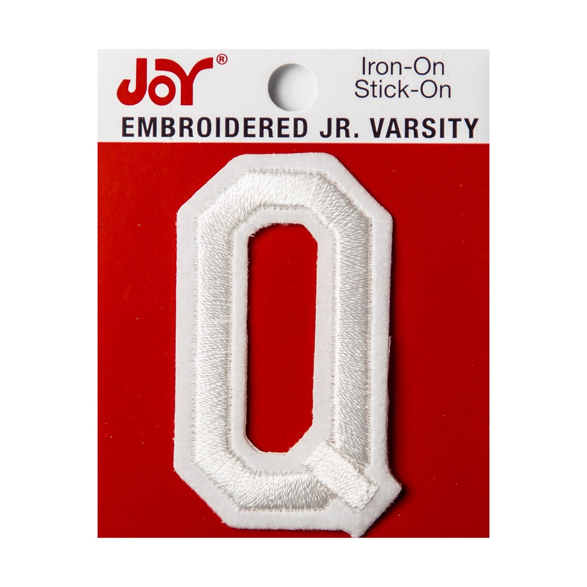 Joy Embroidered Iron-On 2 Inch Varsity Letters and Numbers