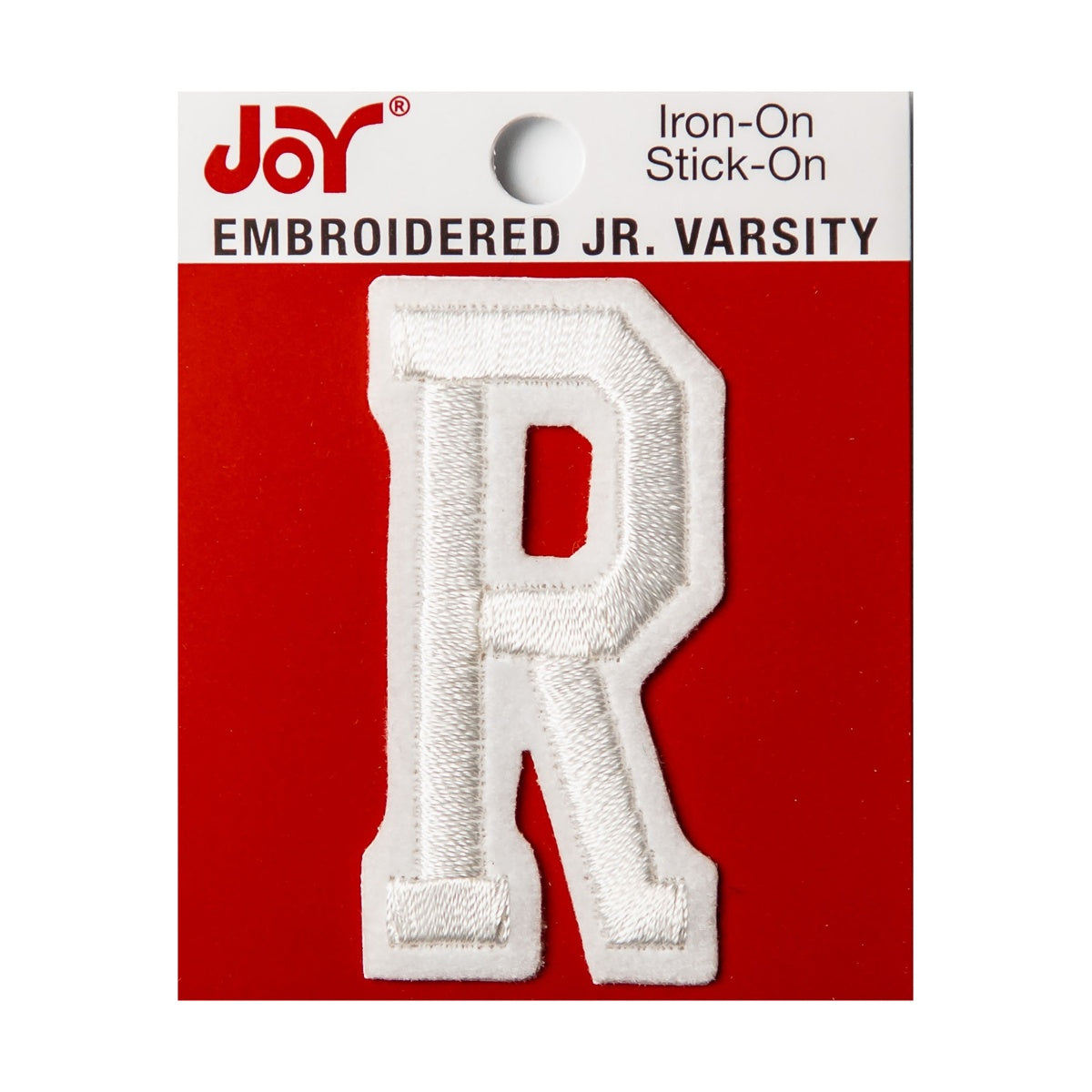 Joy Embroidered Iron-On 2 Inch Varsity Letters and Numbers