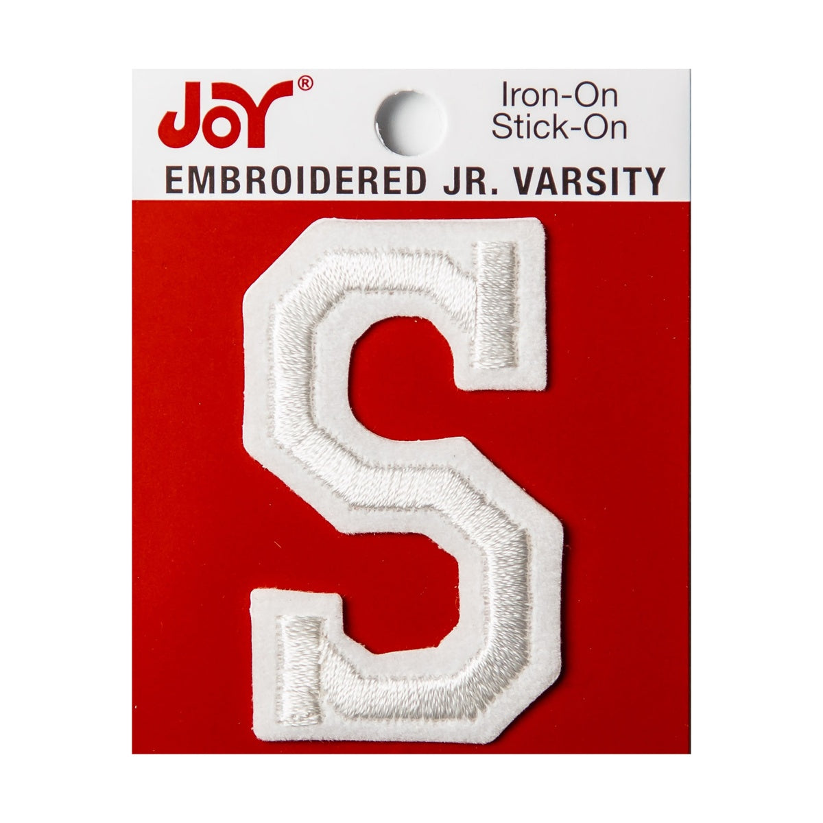 Joy Embroidered Iron-On 2 Inch Varsity Letters and Numbers