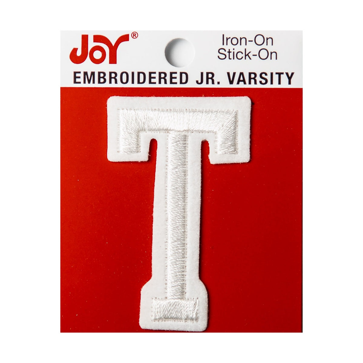 Joy Embroidered Iron-On 2 Inch Varsity Letters and Numbers