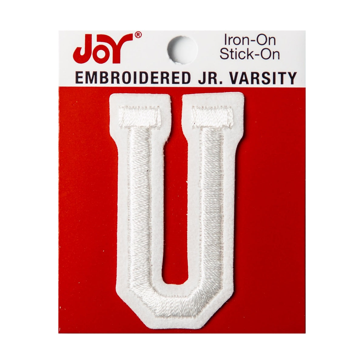 Joy Embroidered Iron-On 2 Inch Varsity Letters and Numbers