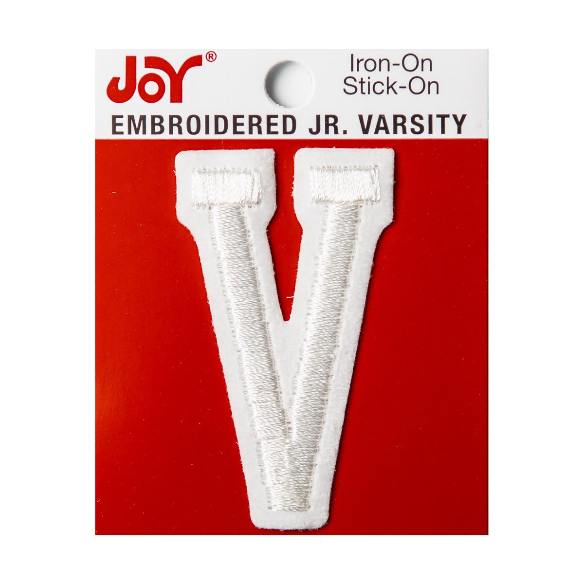Joy Embroidered Iron-On 2 Inch Varsity Letters and Numbers