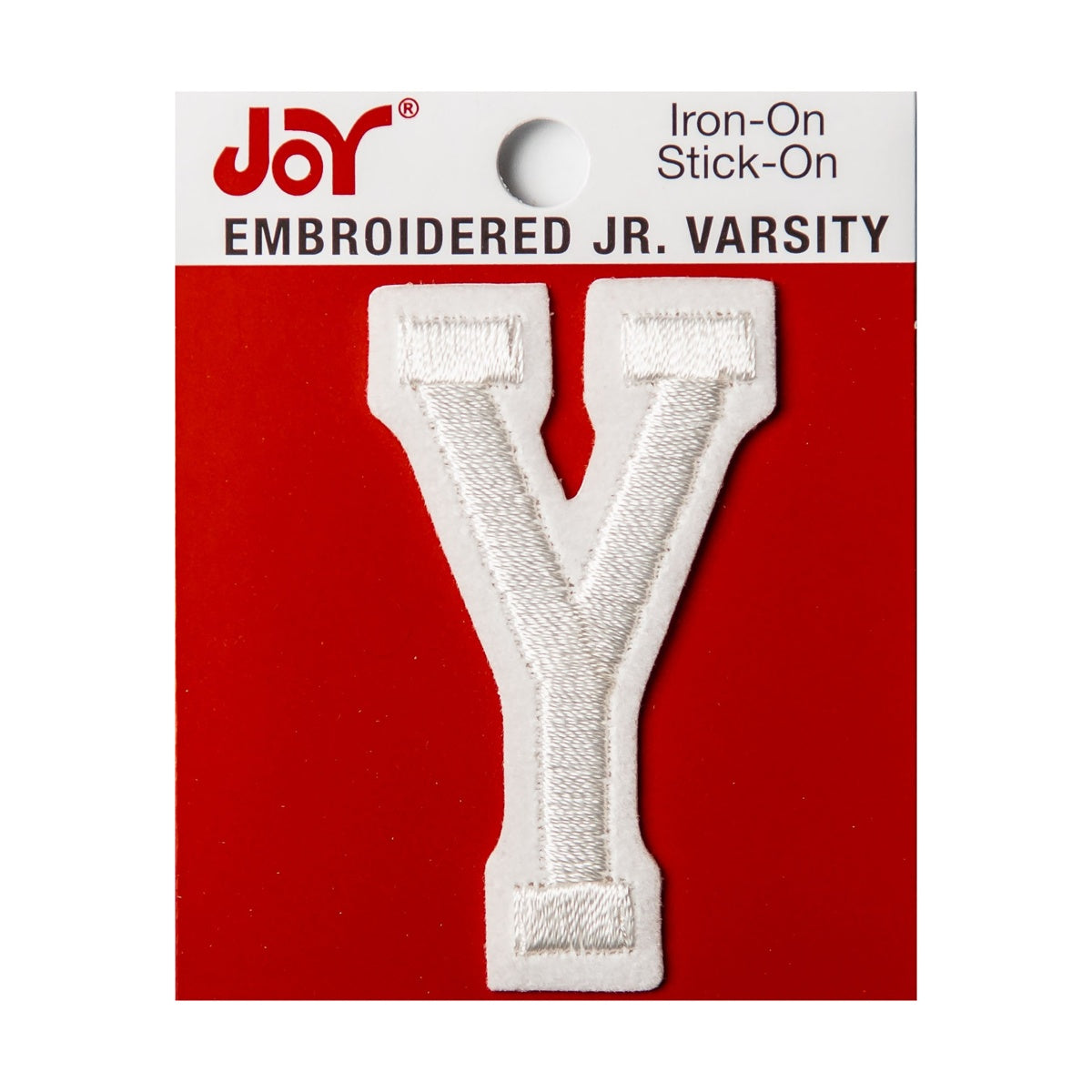 Joy Embroidered Iron-On 2 Inch Varsity Letters and Numbers