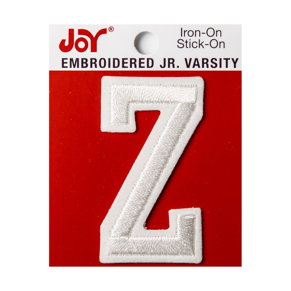 Joy Embroidered Iron-On 2 Inch Varsity Letters and Numbers