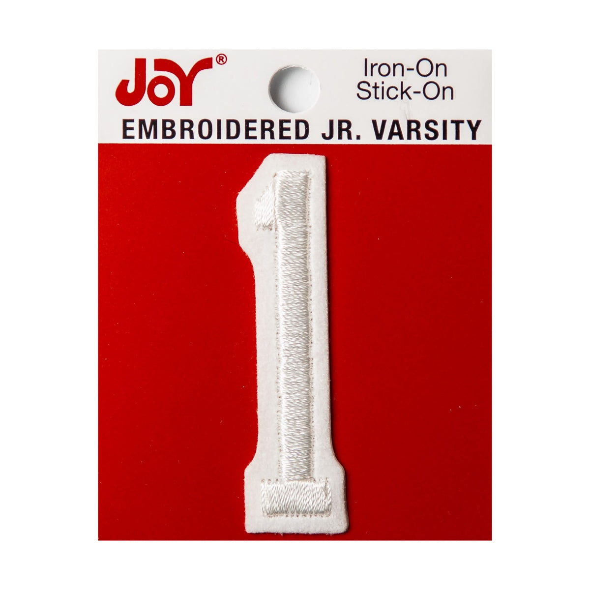 Joy Embroidered Iron-On 2 Inch Varsity Letters and Numbers