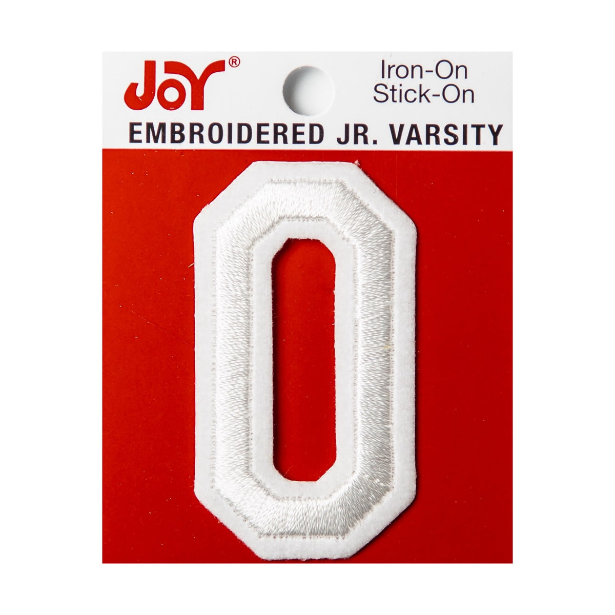 Joy Embroidered Iron-On 2 Inch Varsity Letters and Numbers