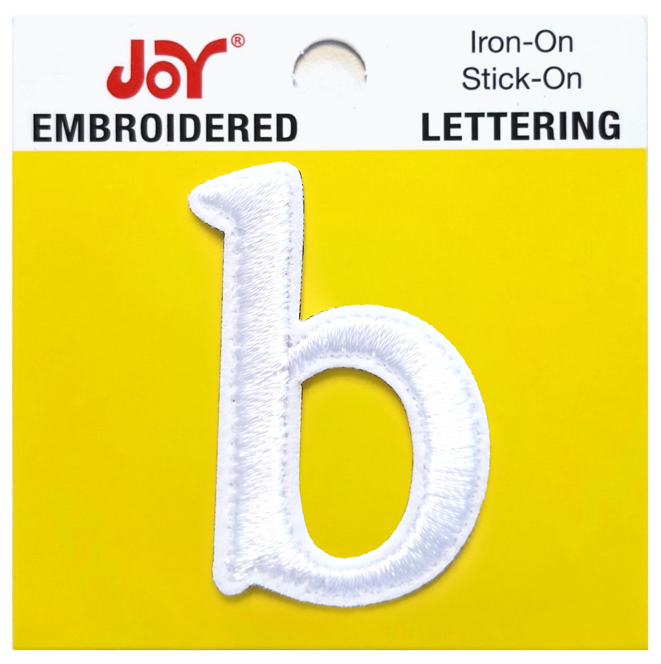 Joy Embroidered Iron-On Lettershop Lowercase Letters