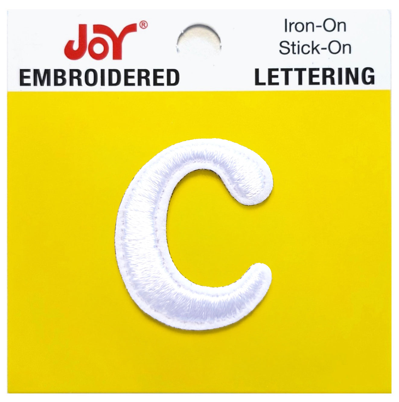 Joy Embroidered Iron-On Lettershop Lowercase Letters