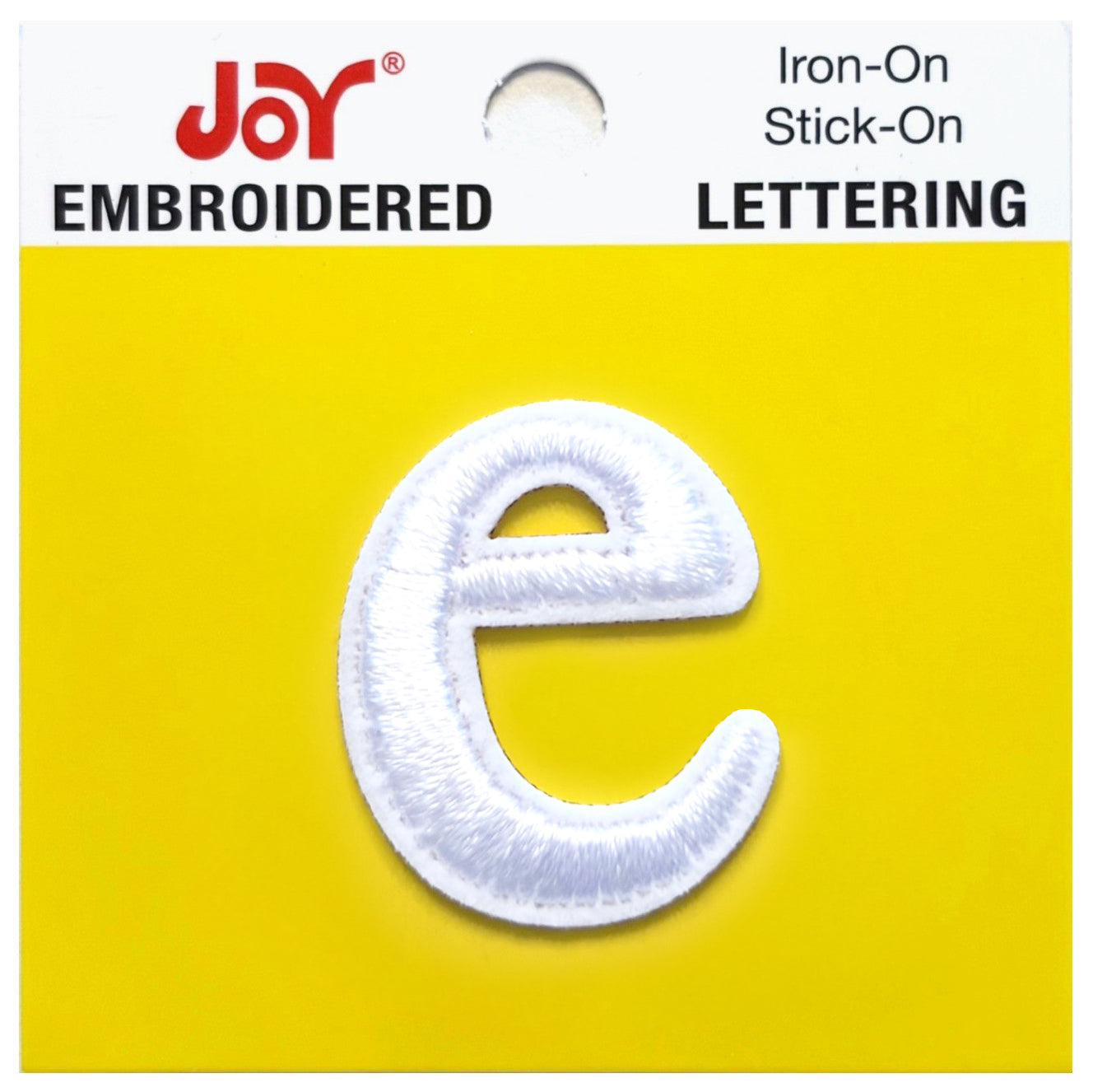 Joy Embroidered Iron-On Lettershop Lowercase Letters