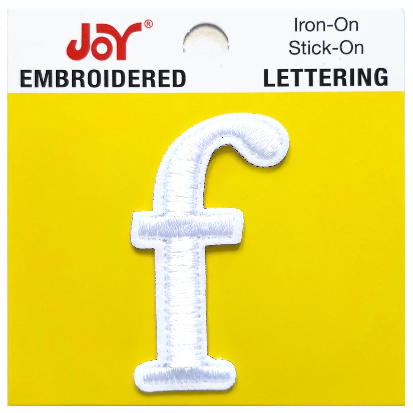 Joy Embroidered Iron-On Lettershop Lowercase Letters