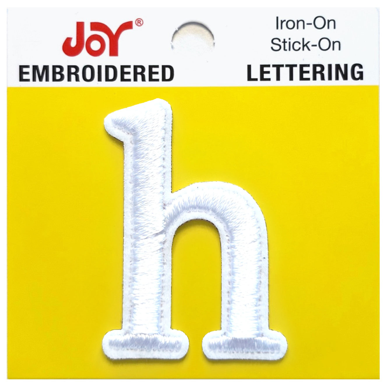 Joy Embroidered Iron-On Lettershop Lowercase Letters