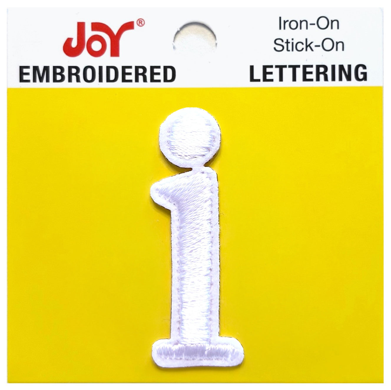 Joy Embroidered Iron-On Lettershop Lowercase Letters