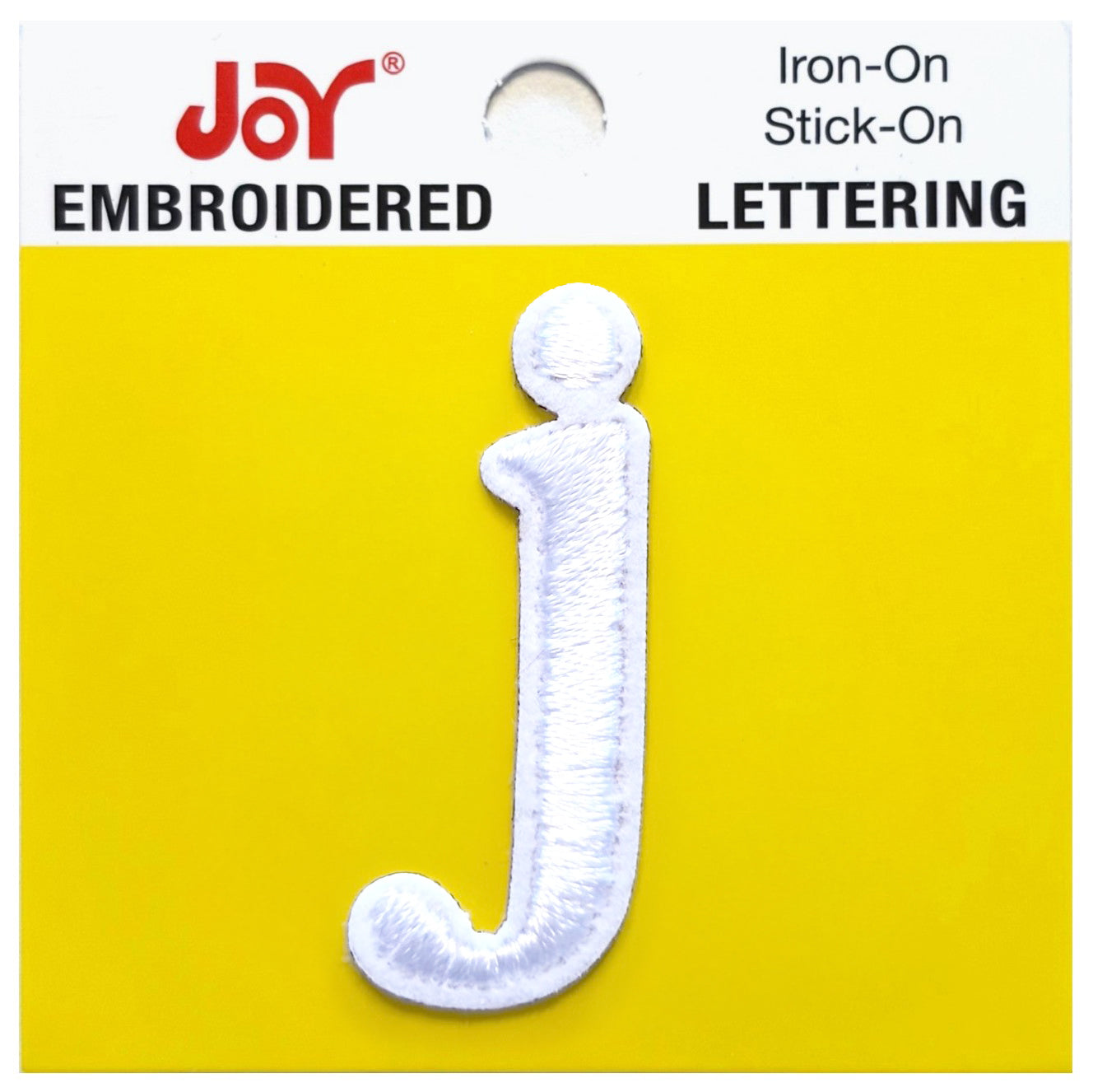 Joy Embroidered Iron-On Lettershop Lowercase Letters