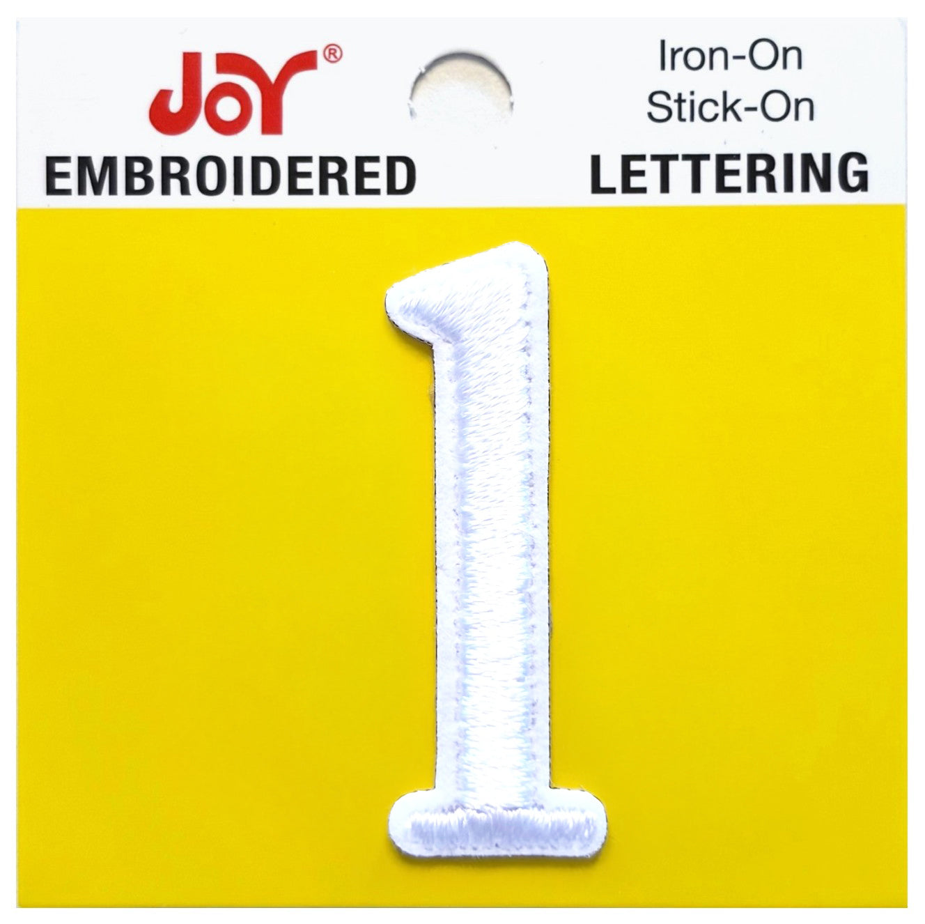 Joy Embroidered Iron-On Lettershop Lowercase Letters