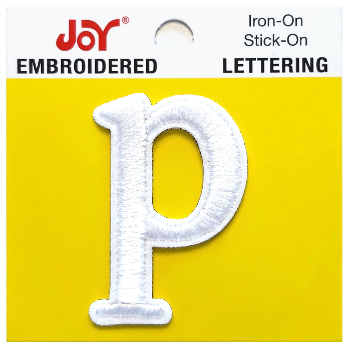 Joy Embroidered Iron-On Lettershop Lowercase Letters