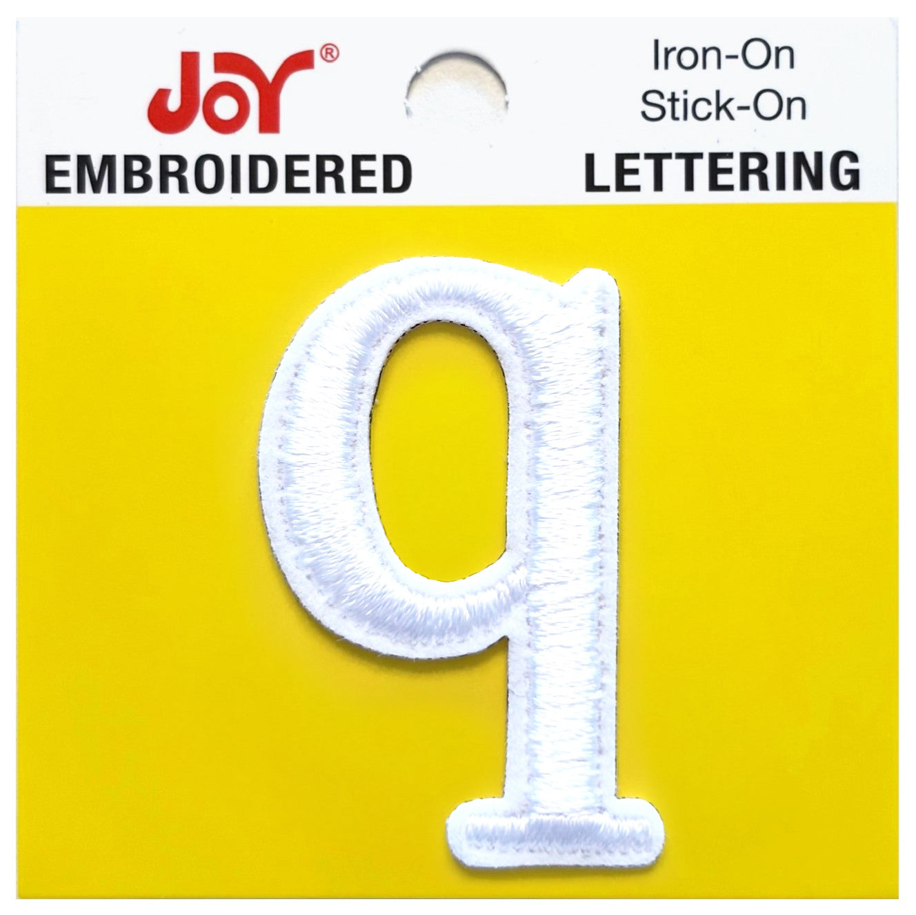 Joy Embroidered Iron-On Lettershop Lowercase Letters