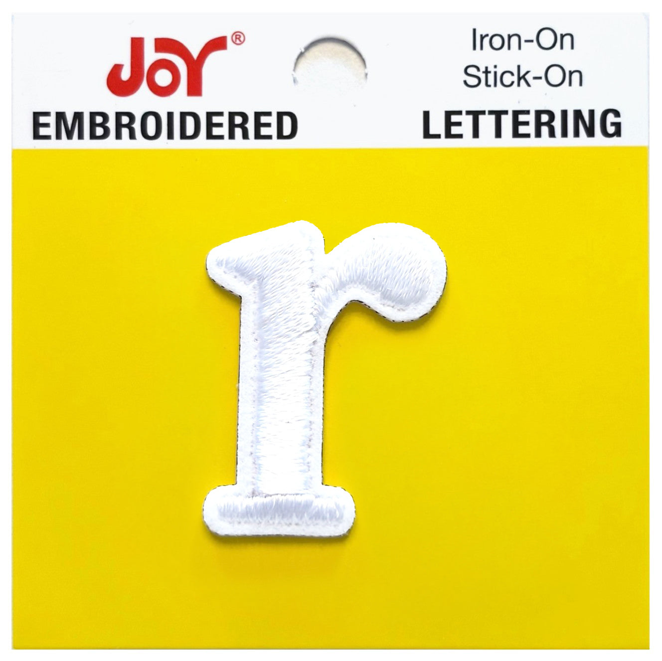 Joy Embroidered Iron-On Lettershop Lowercase Letters