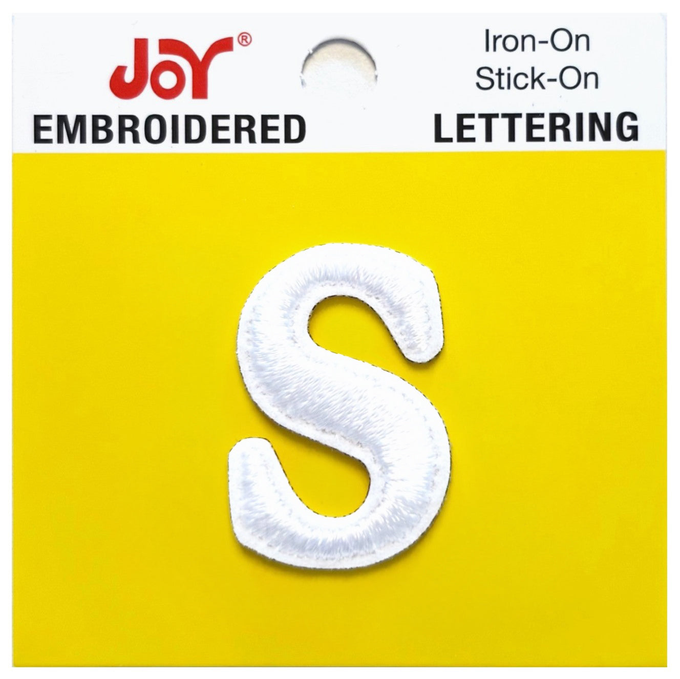Joy Embroidered Iron-On Lettershop Lowercase Letters