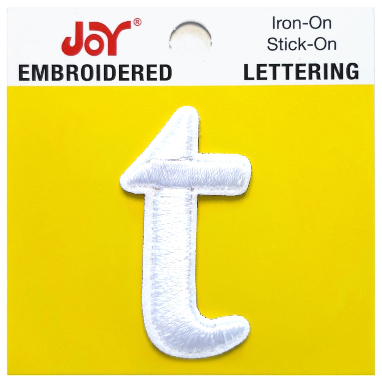Joy Embroidered Iron-On Lettershop Lowercase Letters