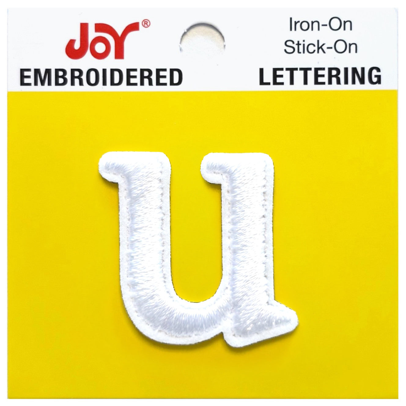 Joy Embroidered Iron-On Lettershop Lowercase Letters