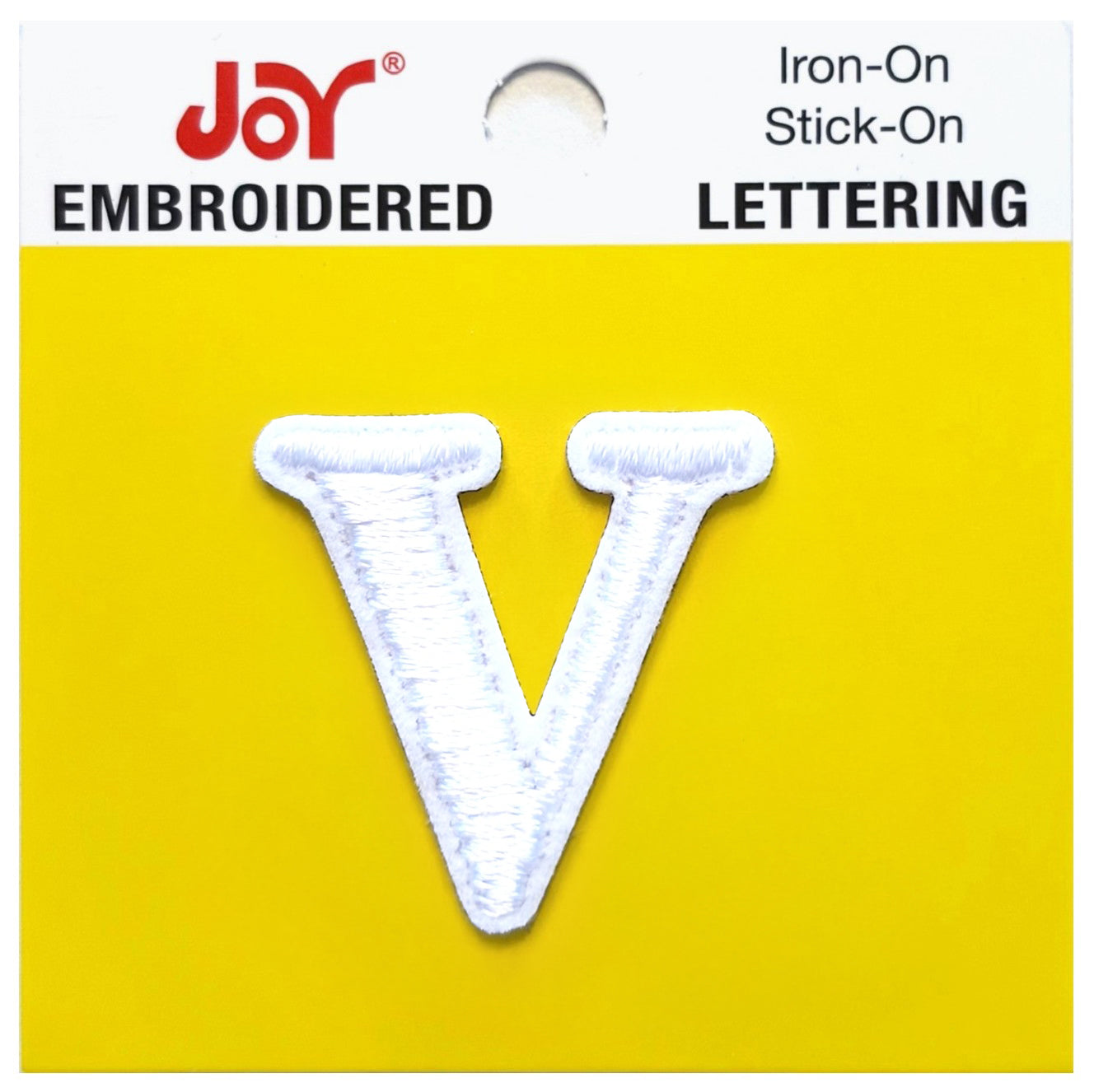 Joy Embroidered Iron-On Lettershop Lowercase Letters