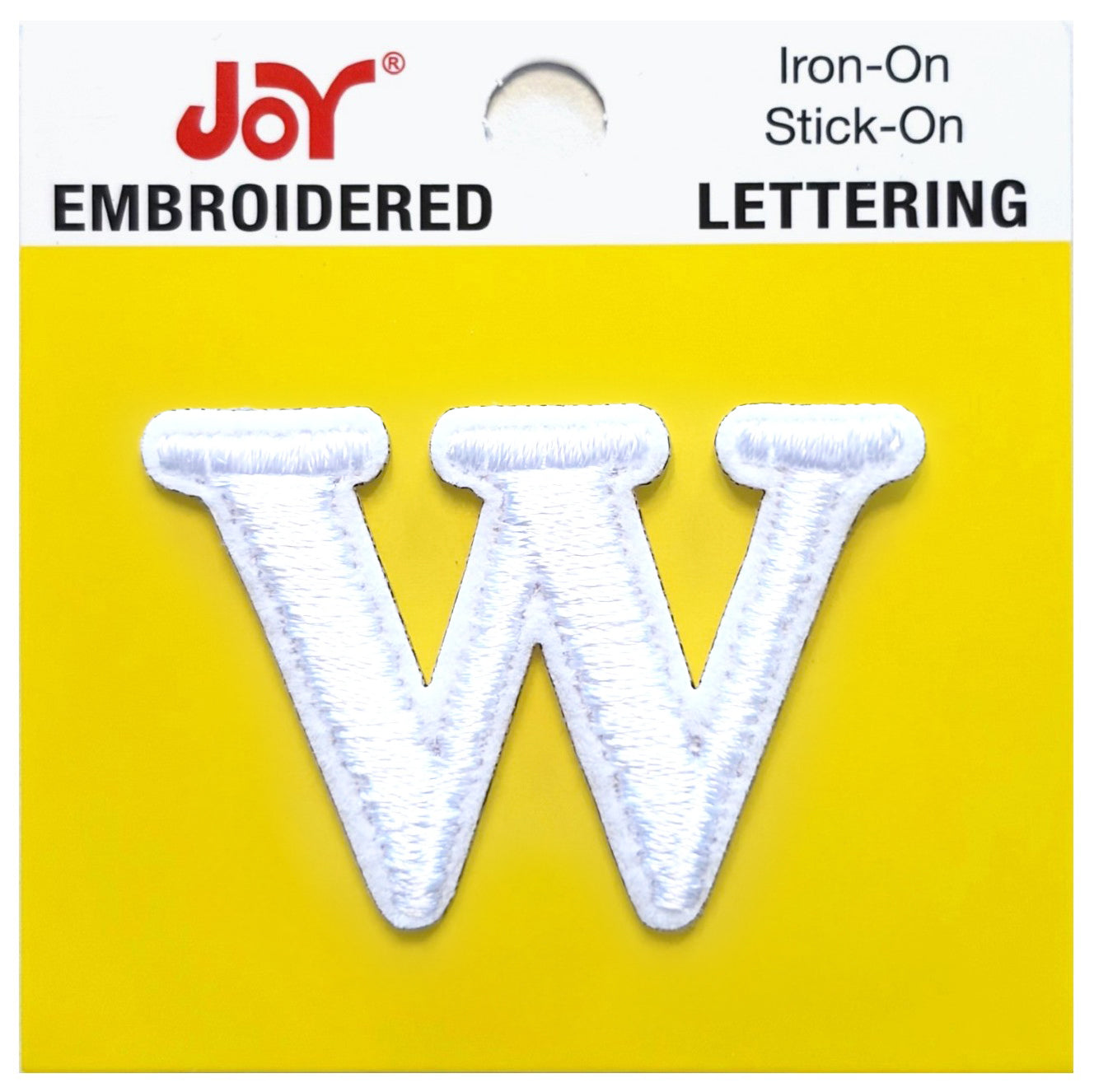 Joy Embroidered Iron-On Lettershop Lowercase Letters