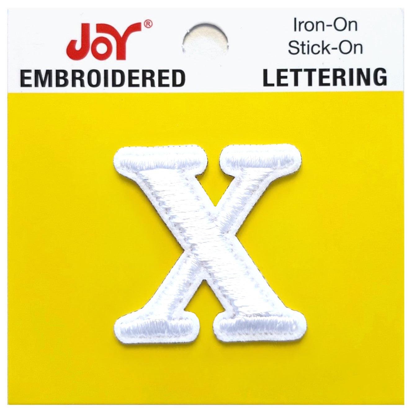 Joy Embroidered Iron-On Lettershop Lowercase Letters