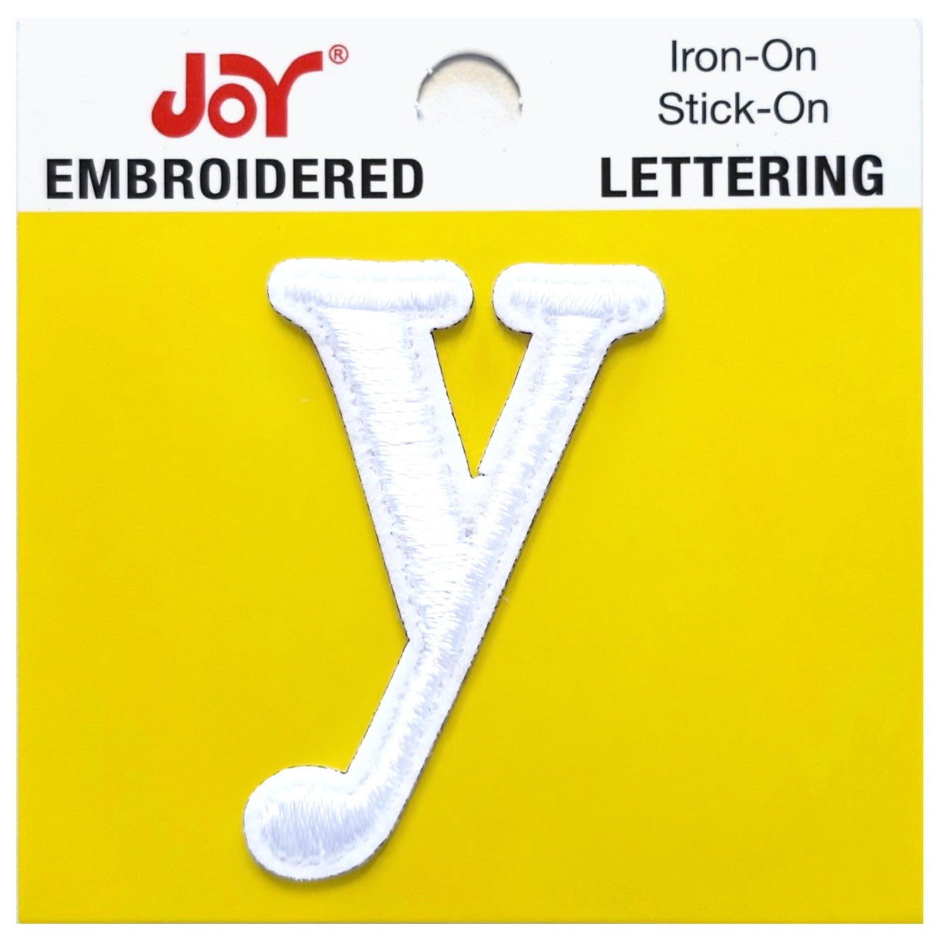 Joy Embroidered Iron-On Lettershop Lowercase Letters