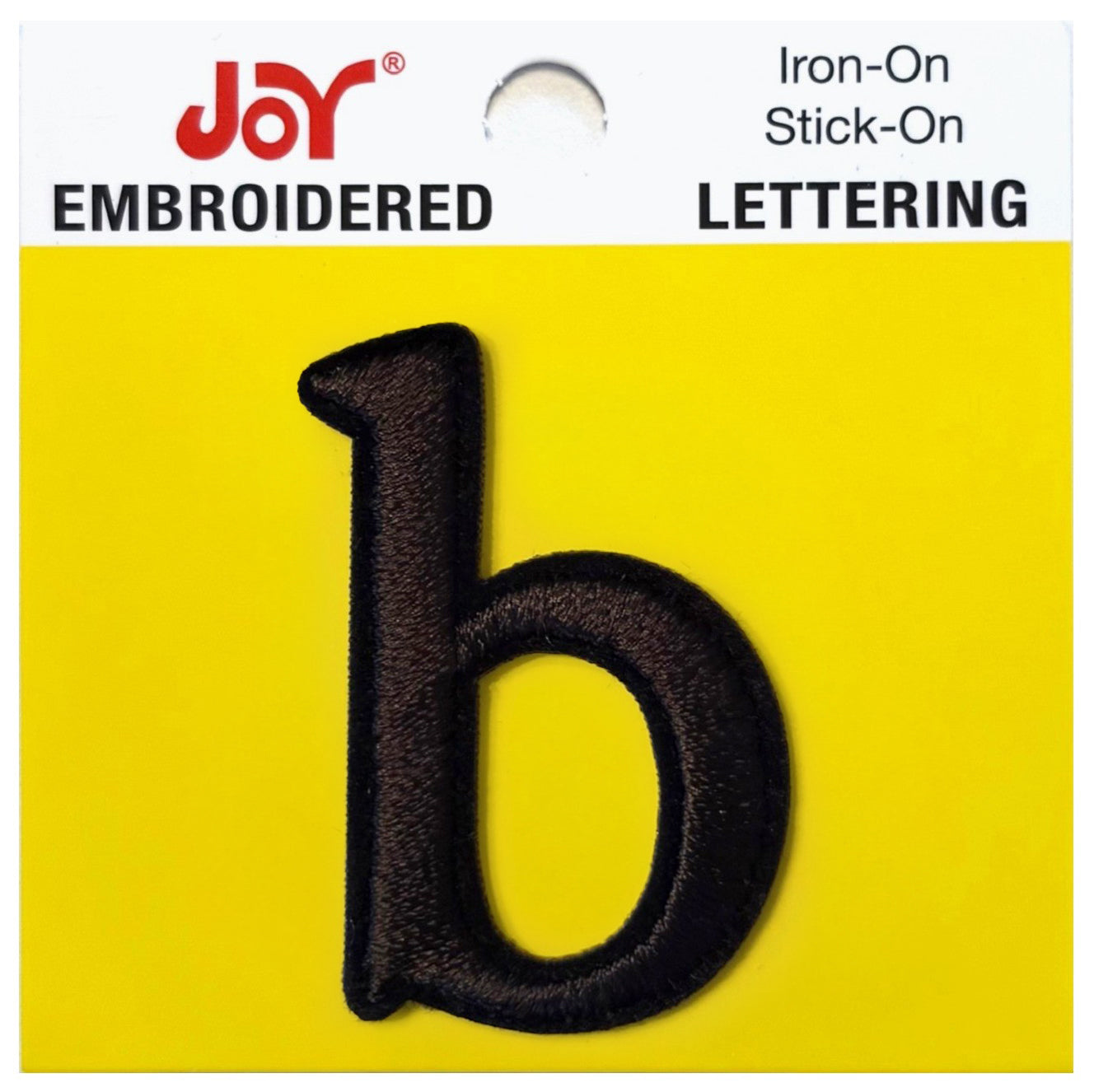 Joy Embroidered Iron-On Lettershop Lowercase Letters