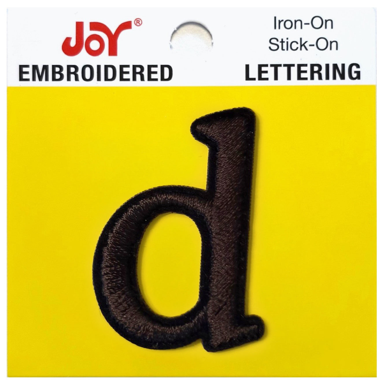 Joy Embroidered Iron-On Lettershop Lowercase Letters
