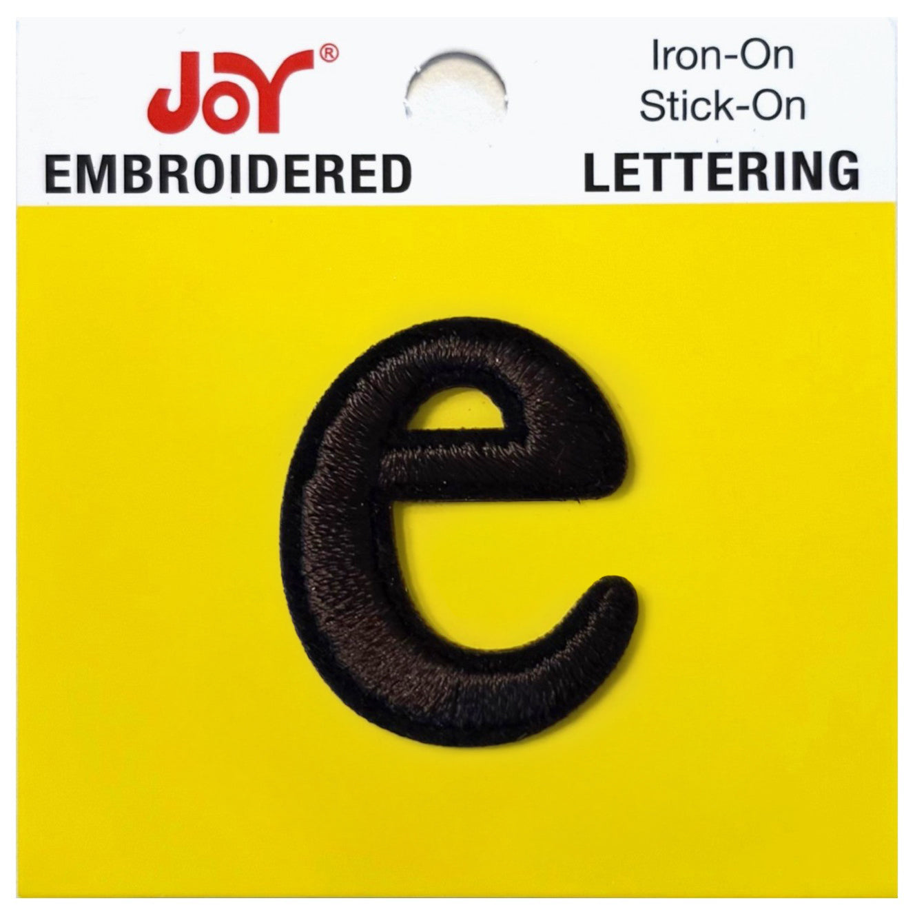 Joy Embroidered Iron-On Lettershop Lowercase Letters