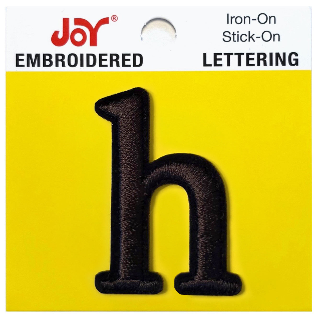 Joy Embroidered Iron-On Lettershop Lowercase Letters