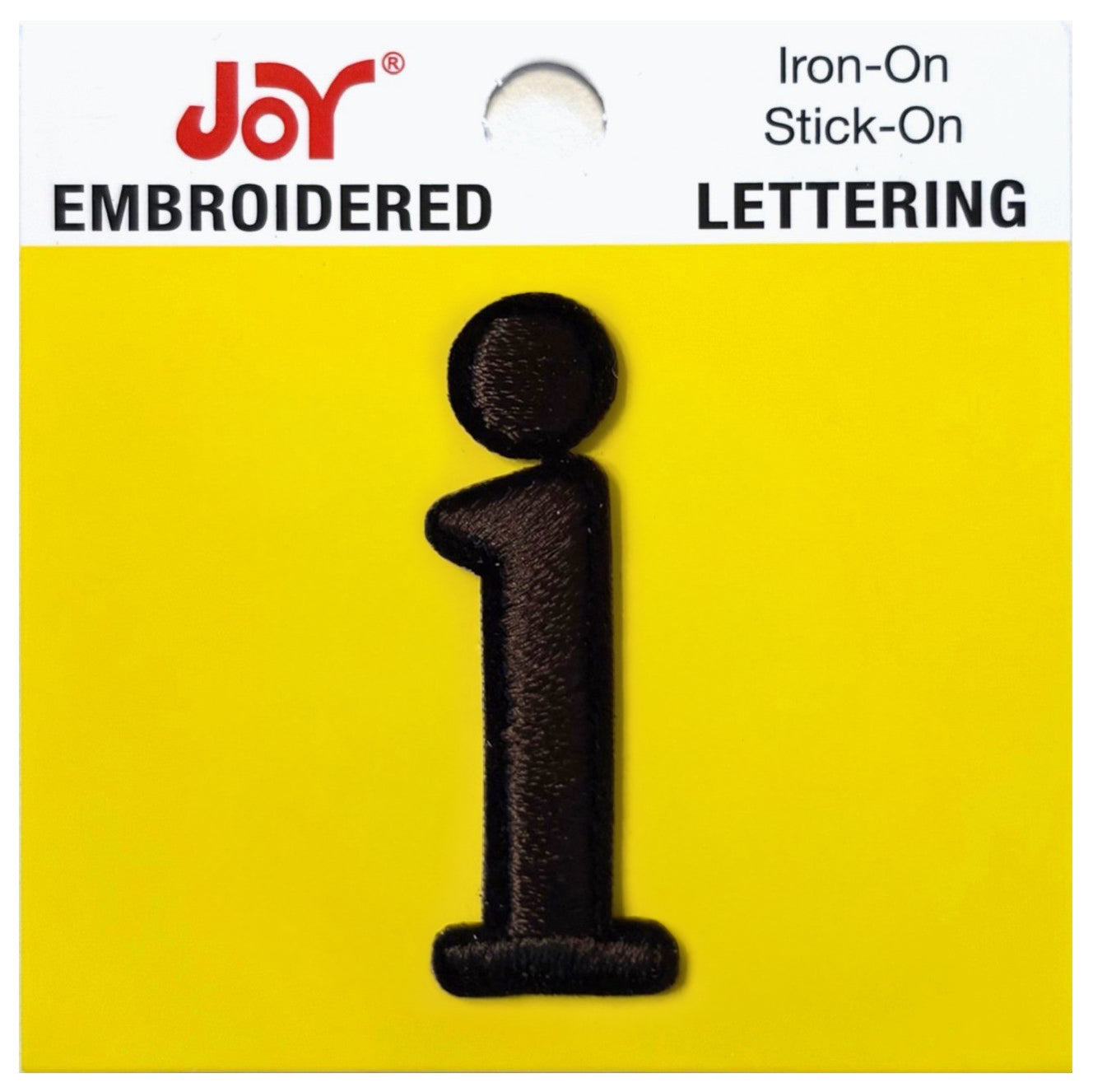 Joy Embroidered Iron-On Lettershop Lowercase Letters