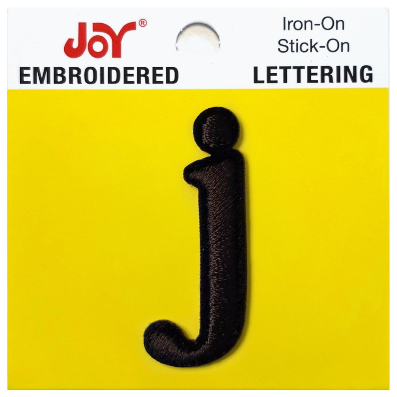 Joy Embroidered Iron-On Lettershop Lowercase Letters