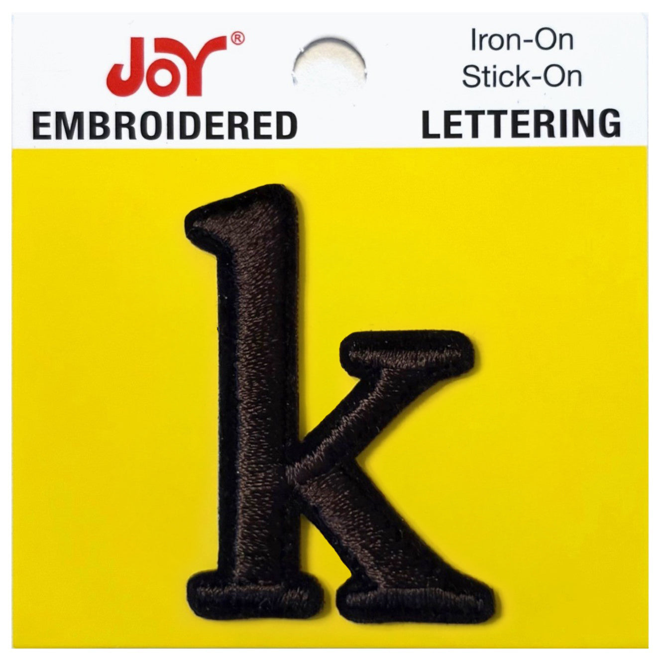 Joy Embroidered Iron-On Lettershop Lowercase Letters