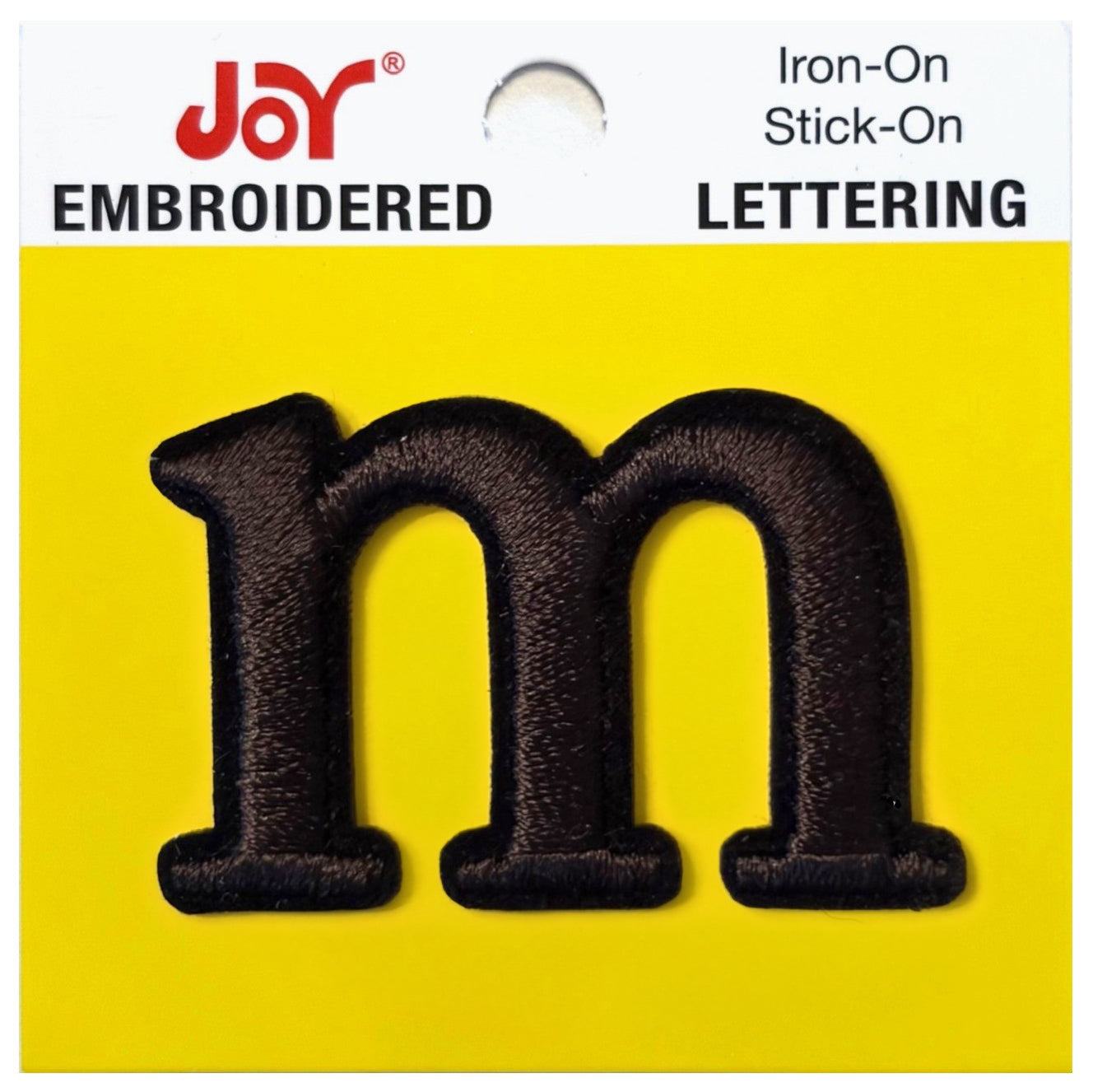 Joy Embroidered Iron-On Lettershop Lowercase Letters