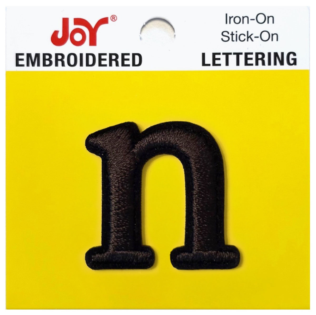 Joy Embroidered Iron-On Lettershop Lowercase Letters