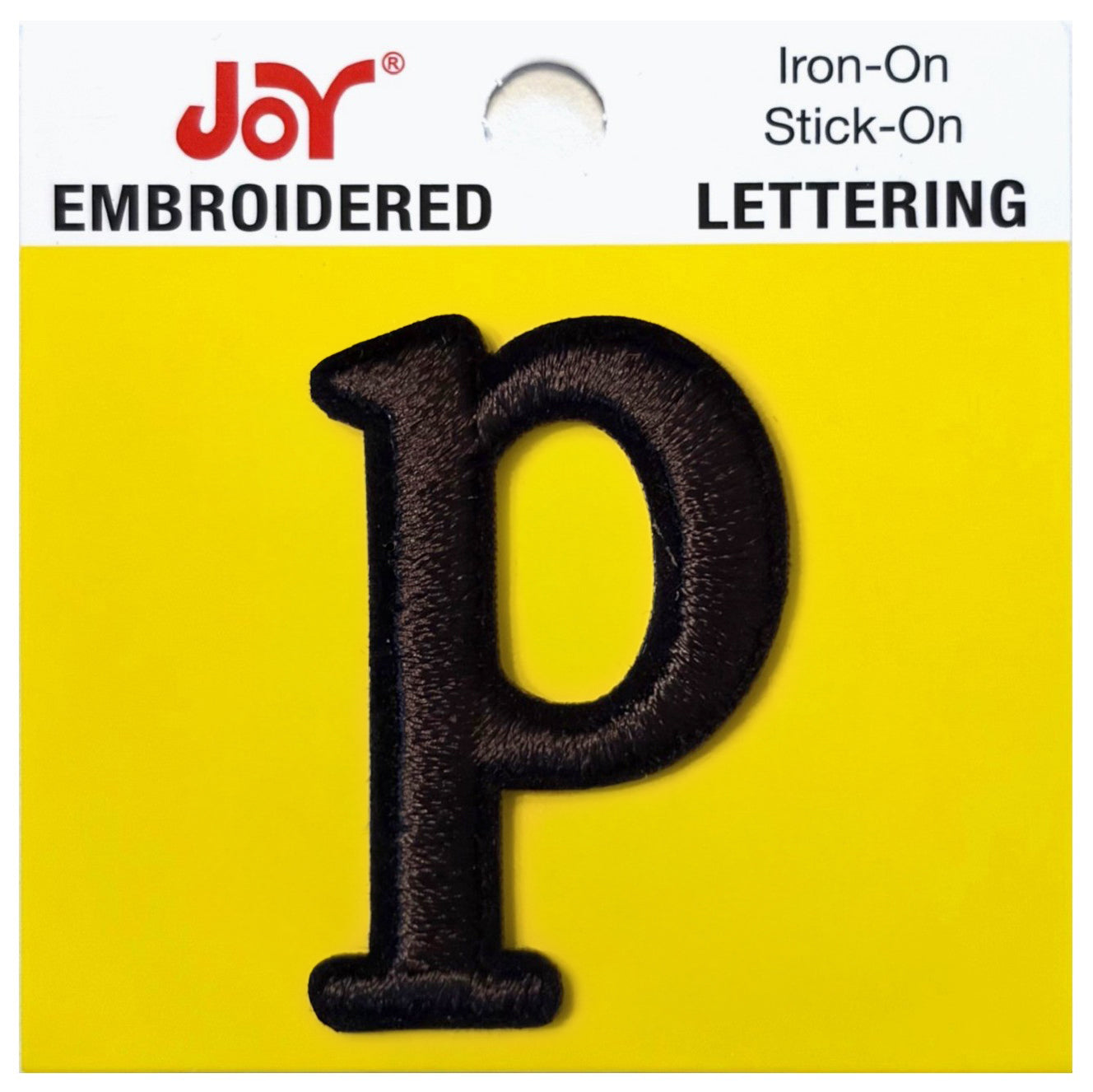 Joy Embroidered Iron-On Lettershop Lowercase Letters