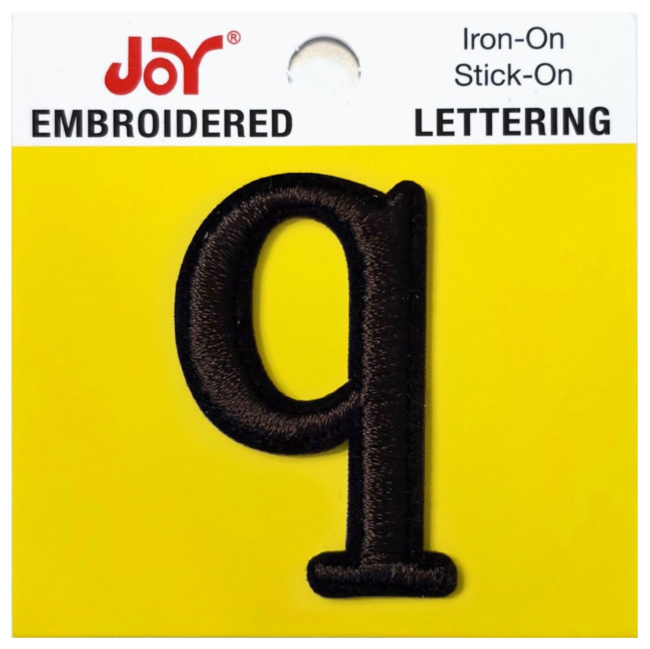Joy Embroidered Iron-On Lettershop Lowercase Letters