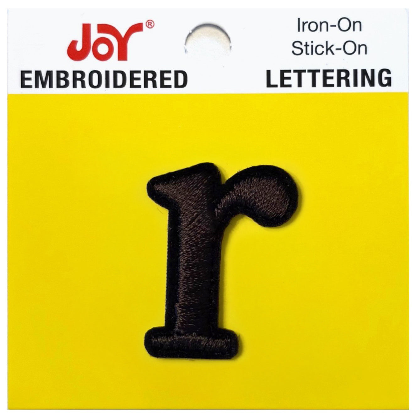 Joy Embroidered Iron-On Lettershop Lowercase Letters