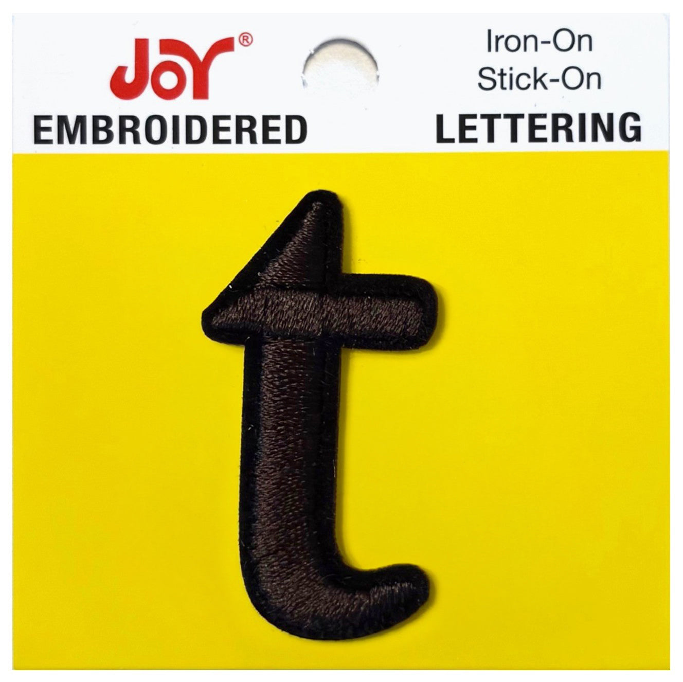 Joy Embroidered Iron-On Lettershop Lowercase Letters