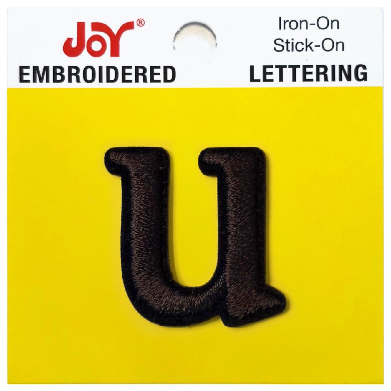 Joy Embroidered Iron-On Lettershop Lowercase Letters