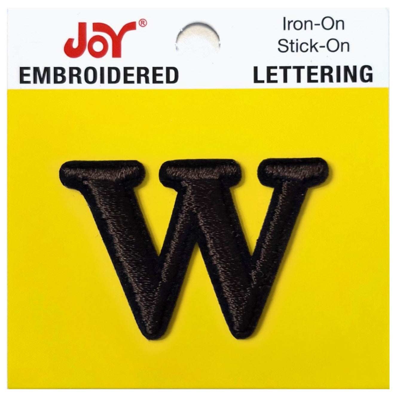 Joy Embroidered Iron-On Lettershop Lowercase Letters