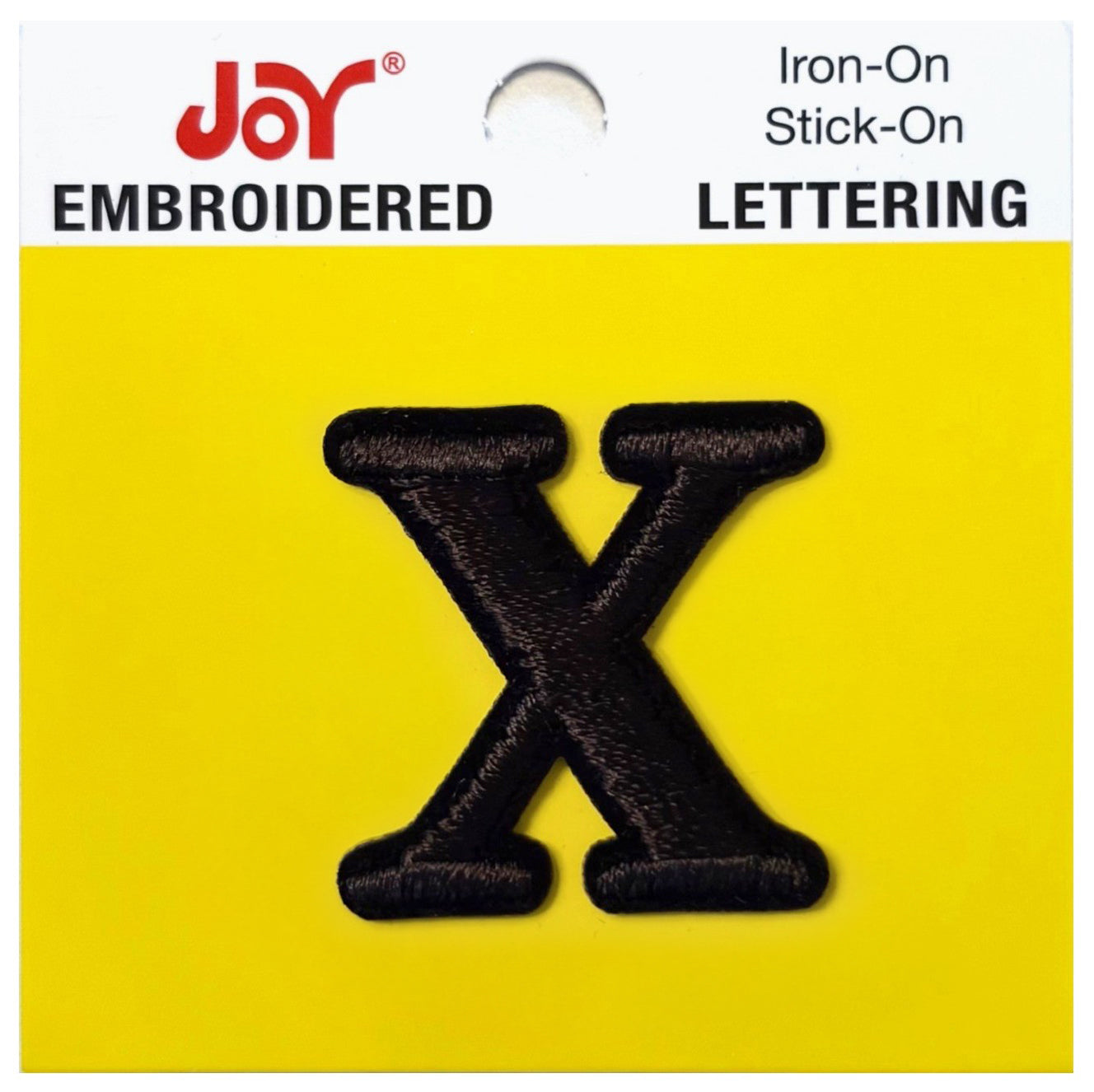 Joy Embroidered Iron-On Lettershop Lowercase Letters