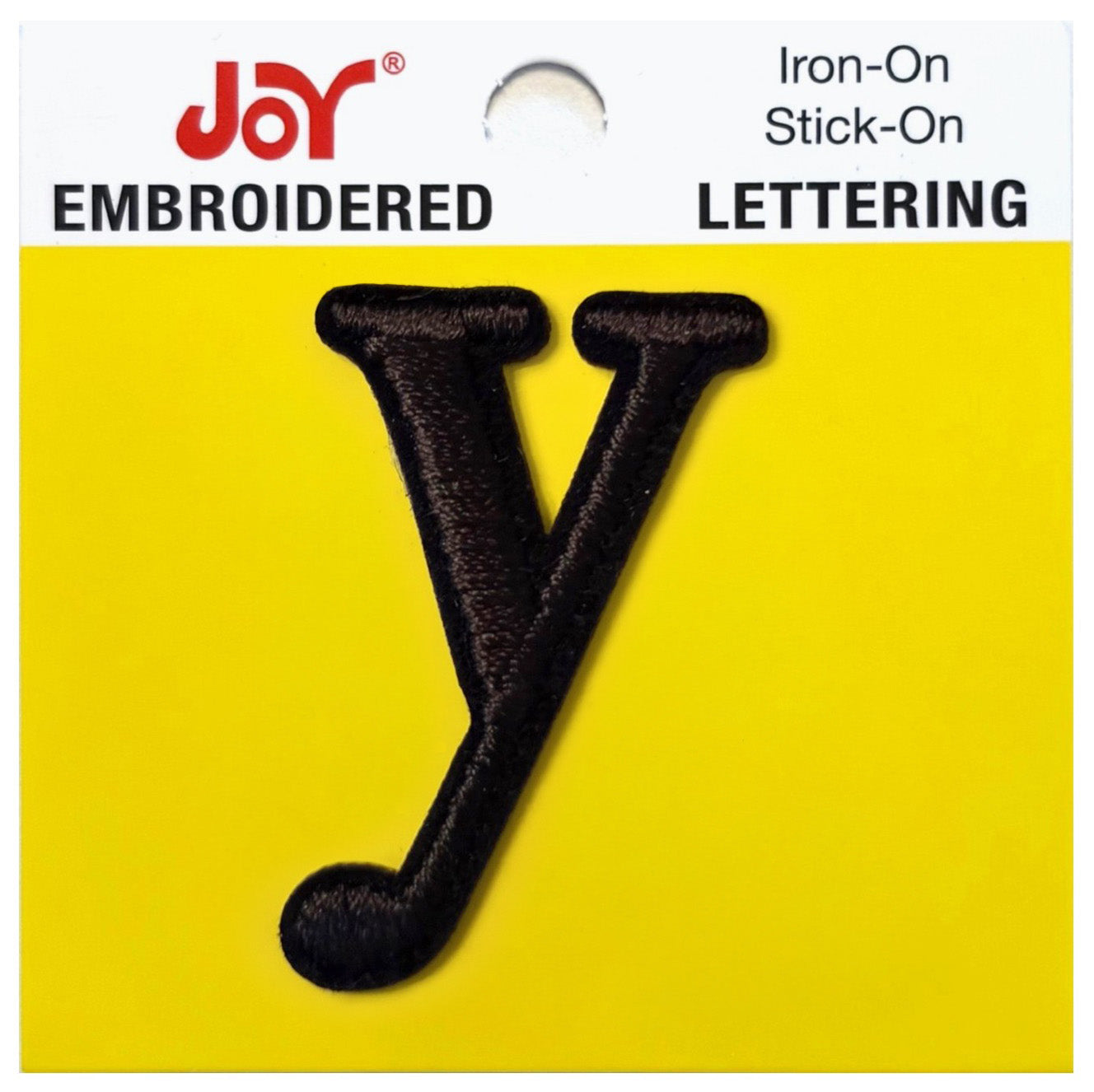 Joy Embroidered Iron-On Lettershop Lowercase Letters