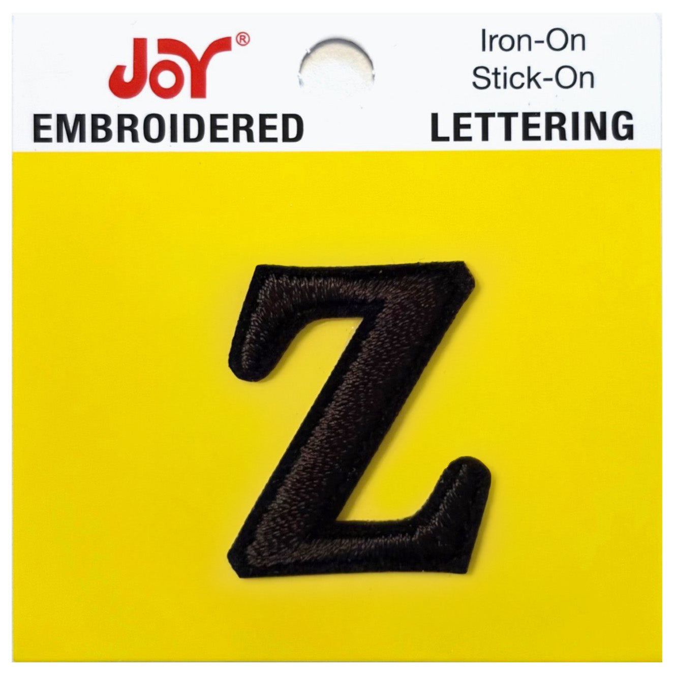 Joy Embroidered Iron-On Lettershop Lowercase Letters