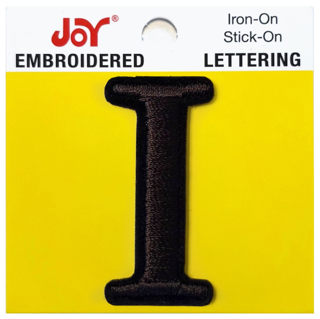 Joy Embroidered Iron-On Lettershop Uppercase Letters