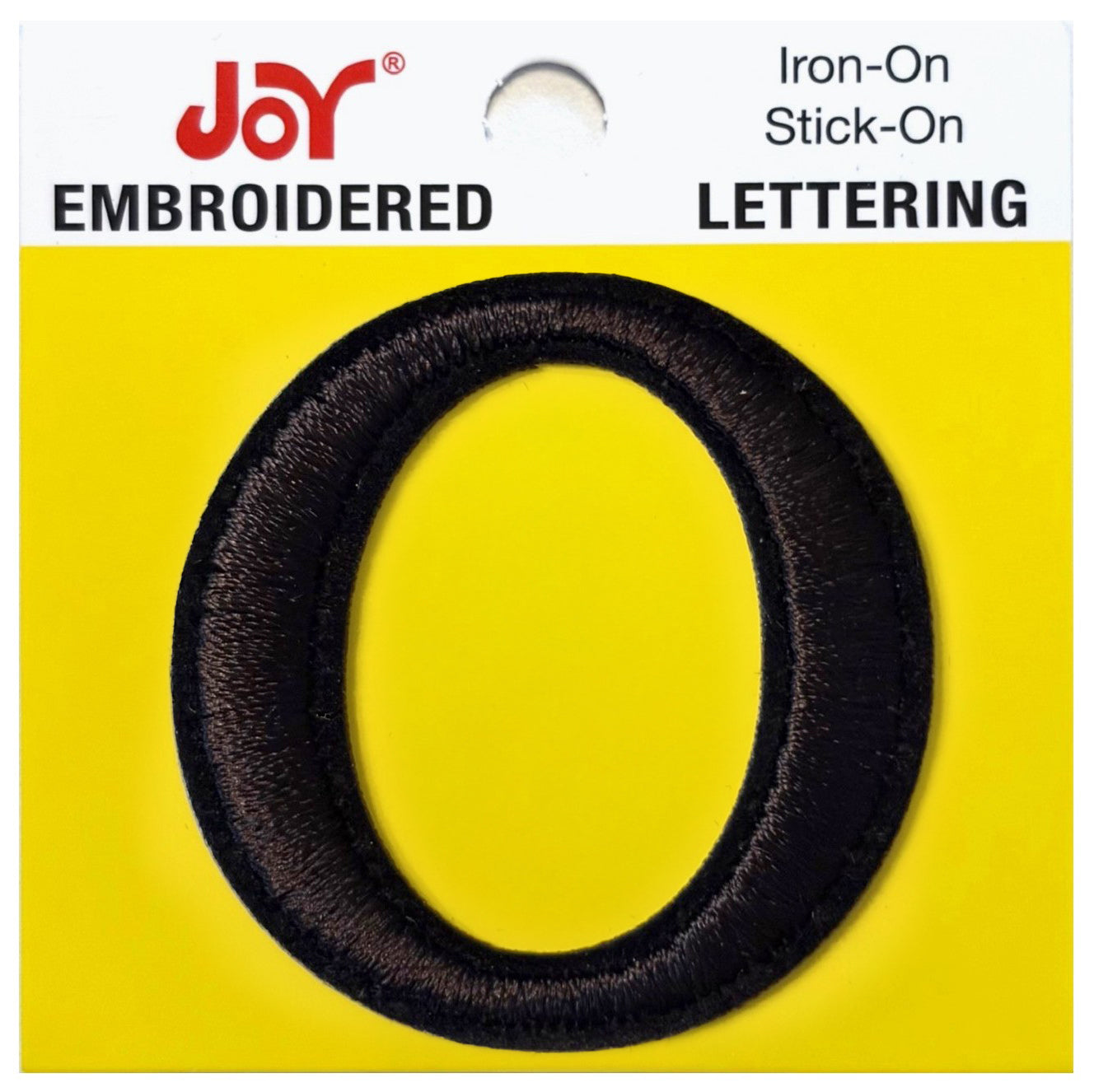 Joy Embroidered Iron-On Lettershop Uppercase Letters