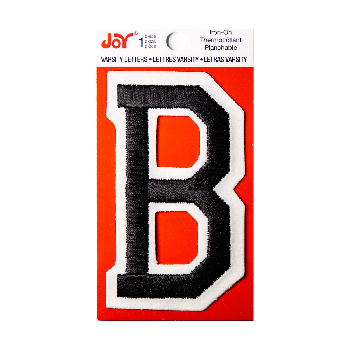 Joy Embroidered Iron-On 3 Inch Varsity Letters and Numbers